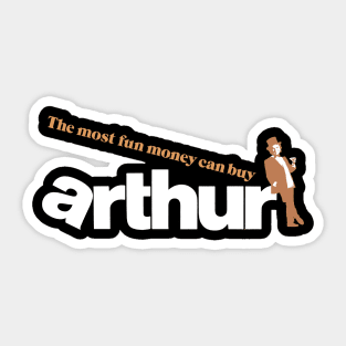 Arthur Movie 1981 Logo Sticker